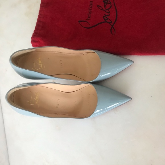 Christian Louboutin Shoes - SOLD Christian Louboutin Blue So Kate 120mm 37.5